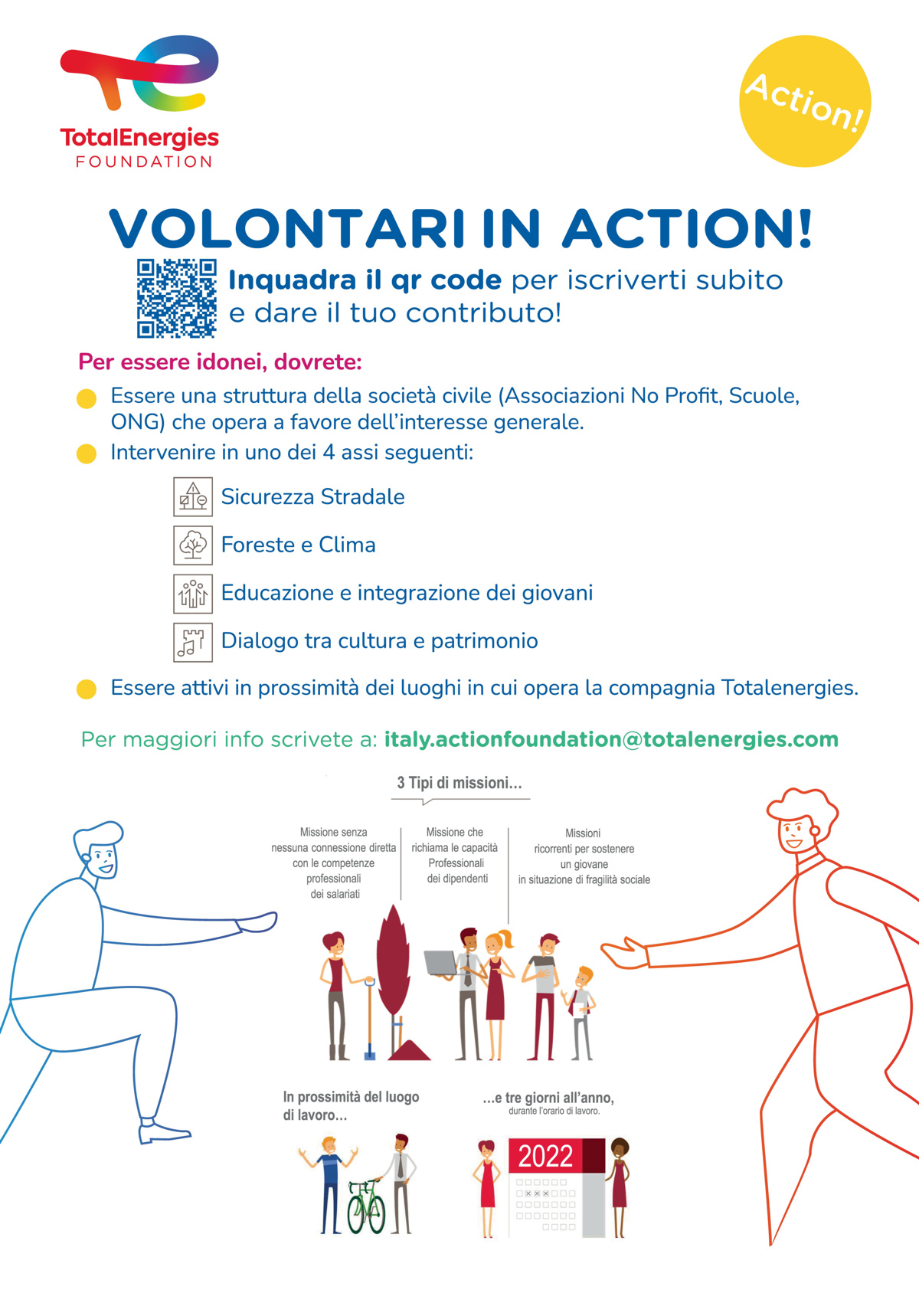 Progetto Action - programma solidate TotalEnergies